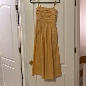 Abercrombie Poplin Orange Dress